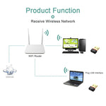EDUP EP-N8566 150Mbps 802.11N ミニドライブフリーUSBネットワークアダプター、EP-N8566