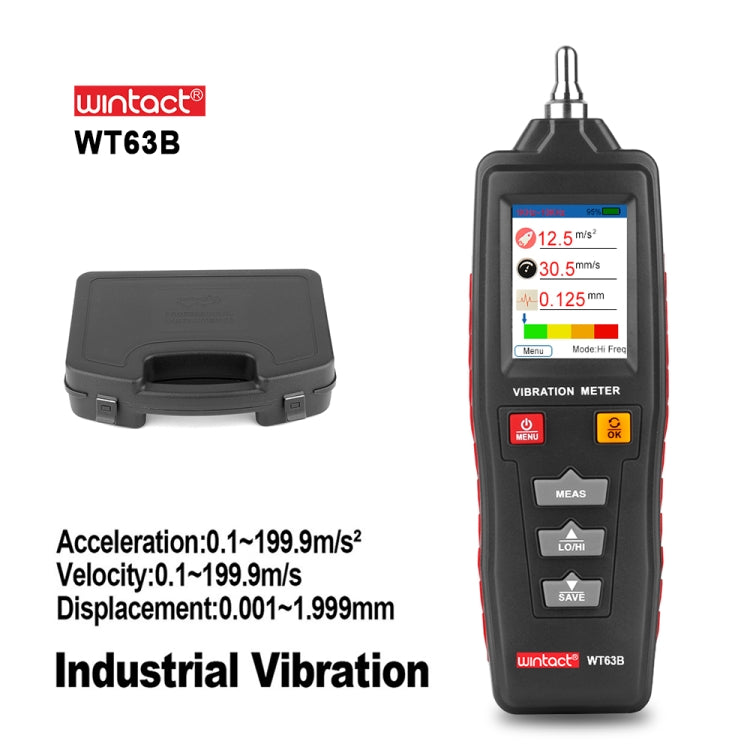 WINTACT WT63B ハンドヘルド振動解析器 デジタル振動計