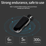 K39 ワイヤレス Bluetoothヘッドセット CSR DSPチップ搭載 インイヤー振動アラート クリップ装着 ハンズフリーイヤホン、ブラック、ホワイト、ブルー、ローズレッド