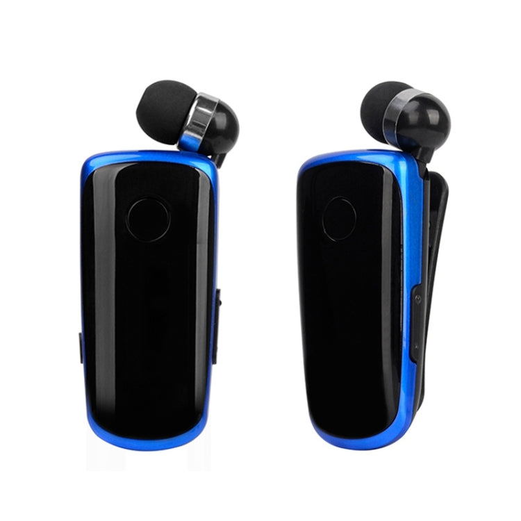 K39 ワイヤレス Bluetoothヘッドセット CSR DSPチップ搭載 インイヤー振動アラート クリップ装着 ハンズフリーイヤホン、ブラック、ホワイト、ブルー、ローズレッド