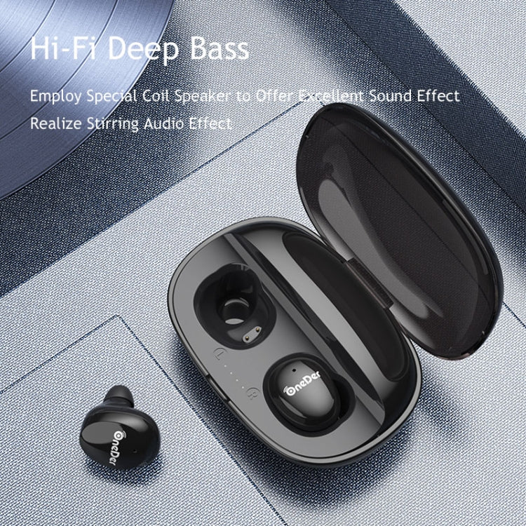 OneDer W12 防水IPX5対応ワイヤレスイヤホン HDステレオサウンド TWS Bluetoothイヤホン