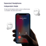 OneDer W12 防水IPX5対応ワイヤレスイヤホン HDステレオサウンド TWS Bluetoothイヤホン