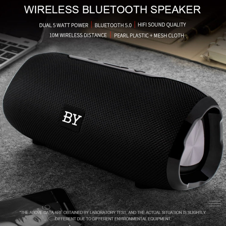 BY ポータブル Bluetooth スピーカー 防水 ワイヤレス ラウドスピーカー 3D ステレオ ミュージック サラウンドサウンドシステム アウトドアスピーカー TF AUX対応