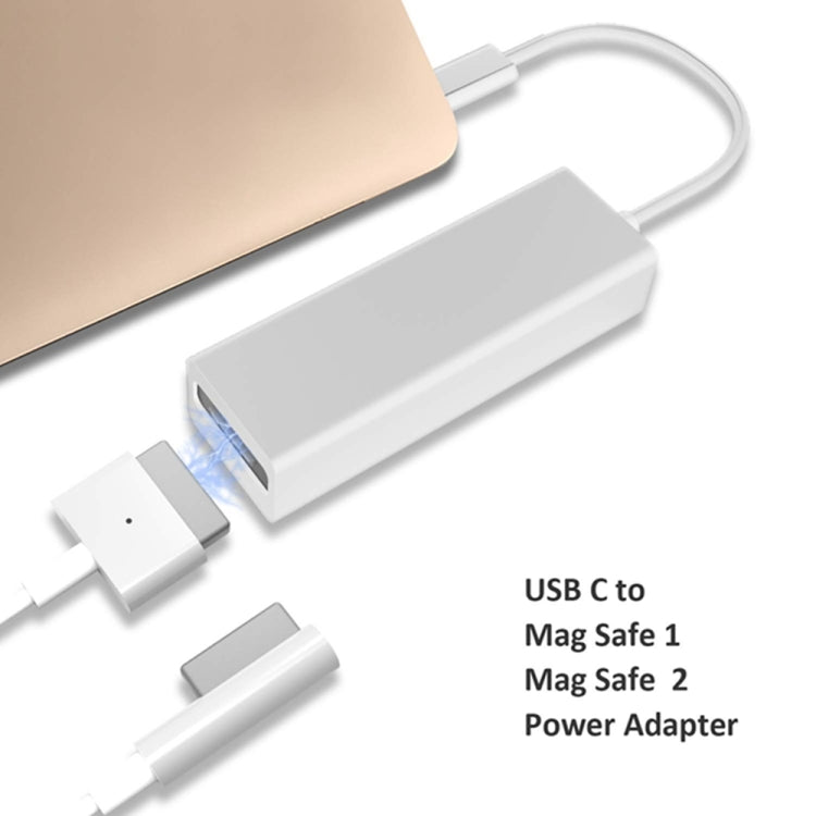 USB C to マグネット式Mag-Safeアダプター、Mag-Safe to Type C充電コンバーターアダプター MacBook Pro/Air、Nintendo Switch、スマホおよびその他USB Cデバイス対応