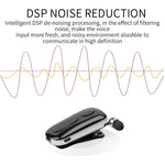 K36 ステレオワイヤレスBluetoothヘッドセット 通話通知バイブレーション クリップ装着型 ドライバー付きイヤホン