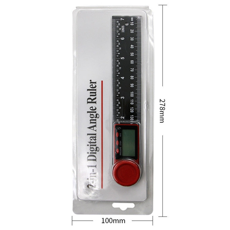 2-in-1デジタル角度プロトラクター、200mm、300mm