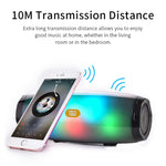 T&G TG165 5W*2 ポータブル ワイヤレススピーカー ダンシング LED フラッシングライト付き MP3 AUX USB FMラジオ ステレオ サブウーファー