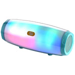 T&G TG165 5W*2 ポータブル ワイヤレススピーカー ダンシング LED フラッシングライト付き MP3 AUX USB FMラジオ ステレオ サブウーファー