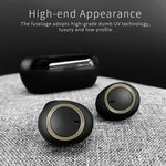 TWS-A1 Bluetoothヘッドセット 5.0 トゥルーワイヤレス ミニ インビジブル スポーツランニング用マイク付き音楽イヤホン 充電ケース付