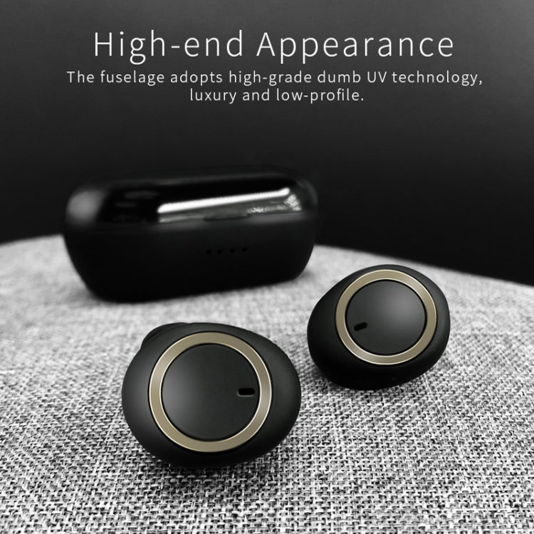TWS-A1 Bluetoothヘッドセット 5.0 トゥルーワイヤレス ミニ インビジブル スポーツランニング用マイク付き音楽イヤホン 充電ケース付
