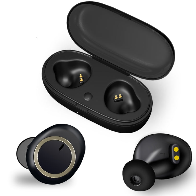 TWS-A1 Bluetoothヘッドセット 5.0 トゥルーワイヤレス ミニ インビジブル スポーツランニング用マイク付き音楽イヤホン 充電ケース付