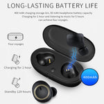 TWS-A1 Bluetoothヘッドセット 5.0 トゥルーワイヤレス ミニ インビジブル スポーツランニング用マイク付き音楽イヤホン 充電ケース付