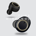 TWS-A1 Bluetoothヘッドセット 5.0 トゥルーワイヤレス ミニ インビジブル スポーツランニング用マイク付き音楽イヤホン 充電ケース付