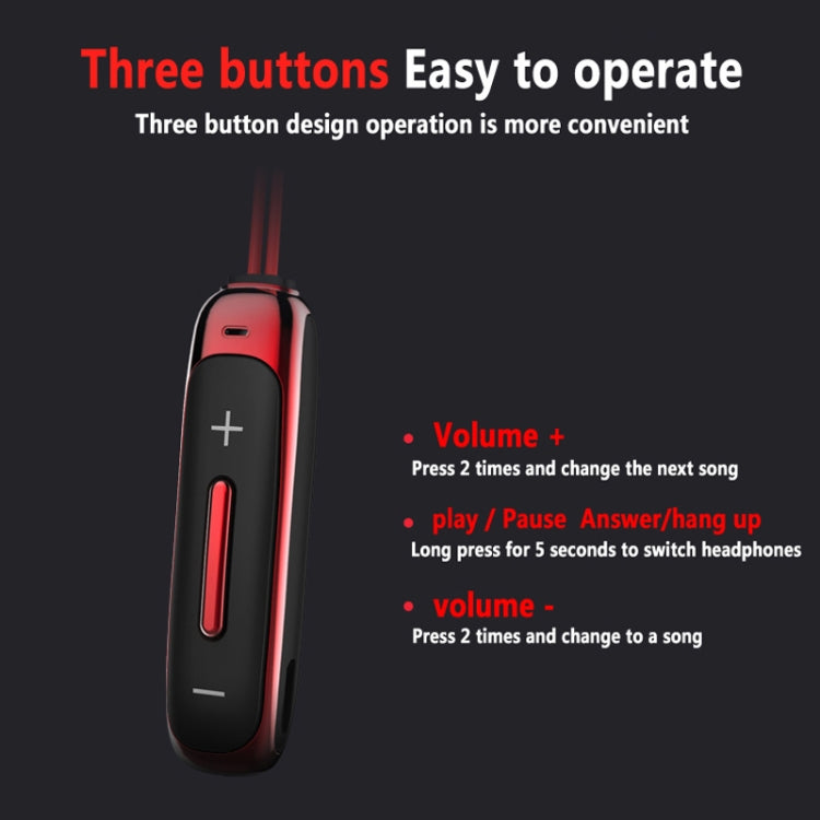 BT315 スポーツBluetoothヘッドセット ワイヤレスステレオイヤホン Bluetooth 4.1 マイク付き スポーツベース 磁気ネックレスイヤホン