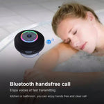 BTS-08 ワイヤレス Bluetooth スピーカー 防水 LED FMラジオ サブウーファー Bluetooth カラム TFカード 吸盤 ミニ シャワースピーカー
