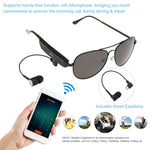 Y88 ワイヤレスイヤホン Bluetooth ヘッドセット サングラス 音楽ヘッドホン スマートグラス イヤーバッド ハンズフリー マイク付き