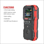 WINTACT WT8811 複合ガスモニター LCDディスプレイ 充電式 多機能 4-in-1 可燃性 O2 H2S CO ガスセンサー 音・光・振動アラーム
