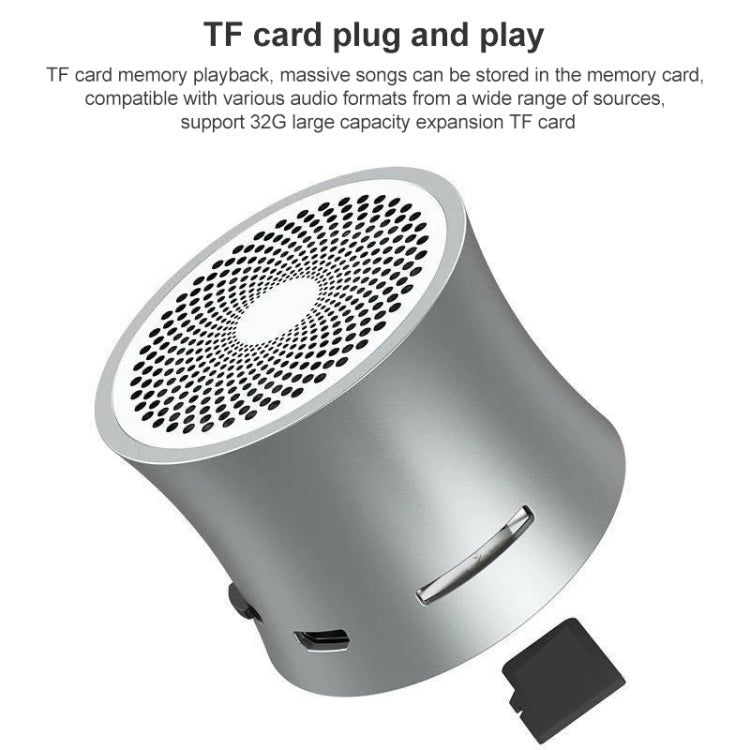 EWA A104 Bluetooth スピーカー MP3プレーヤー ポータブルスピーカー メタリック USB入力 MP3プレーヤー ステレオ マルチメディアスピーカー