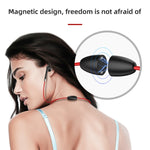 BT313 磁気イヤーバッズ スポーツワイヤレスヘッドホン ハンズフリー Bluetooth HDステレオベース ヘッドセット マイク付き