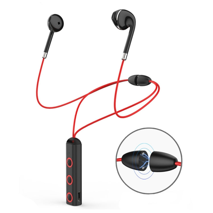BT313 磁気イヤーバッズ スポーツワイヤレスヘッドホン ハンズフリー Bluetooth HDステレオベース ヘッドセット マイク付き