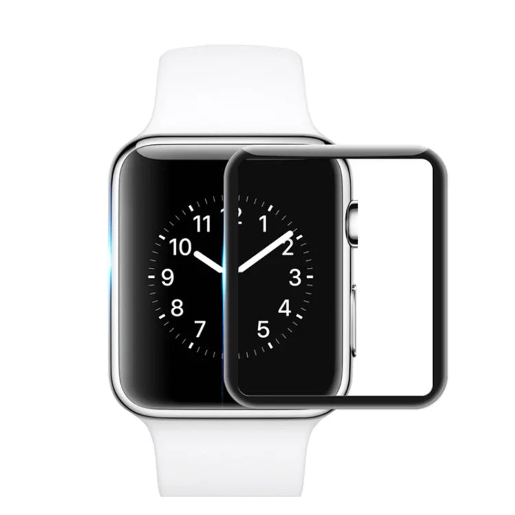 2枚セット mocolo 0.33mm 9H 3Dラウンドエッジ強化ガラスフィルム、Apple Watch Series 5 / 4 40mm用、Apple Watch Series 5 / 4 44mm用