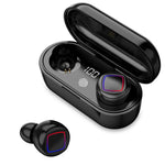 TWS 指紋タッチ Bluetooth ヘッドセット LEDバッテリー表示 充電ケース付き