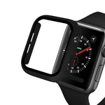ENKAY Hat-prince 全面カバレッジ PC ケース + 強化ガラスプロテクター Apple Watch シリーズ 6 / 5 / 4 / SE 3 / SE 2 / SE 1 44mm 用