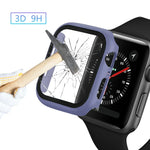 ENKAY Hat-prince 全面カバレッジ PC ケース + 強化ガラスプロテクター Apple Watch シリーズ 6 / 5 / 4 / SE 3 / SE 2 / SE 1 44mm 用
