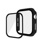 ENKAY Hat-prince 全面カバレッジ PC ケース + 強化ガラスプロテクター Apple Watch シリーズ 6 / 5 / 4 / SE 3 / SE 2 / SE 1 40mm 用