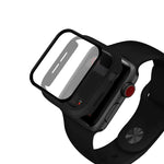 ENKAY Hat-prince 全面カバレッジ PC ケース + 強化ガラスプロテクター Apple Watch シリーズ 6 / 5 / 4 / SE 3 / SE 2 / SE 1 40mm 用