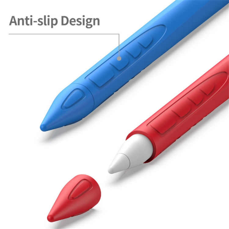 Apple Pencil第1世代用スタイラスタッチペン シリコン保護カバー ペンキャップ