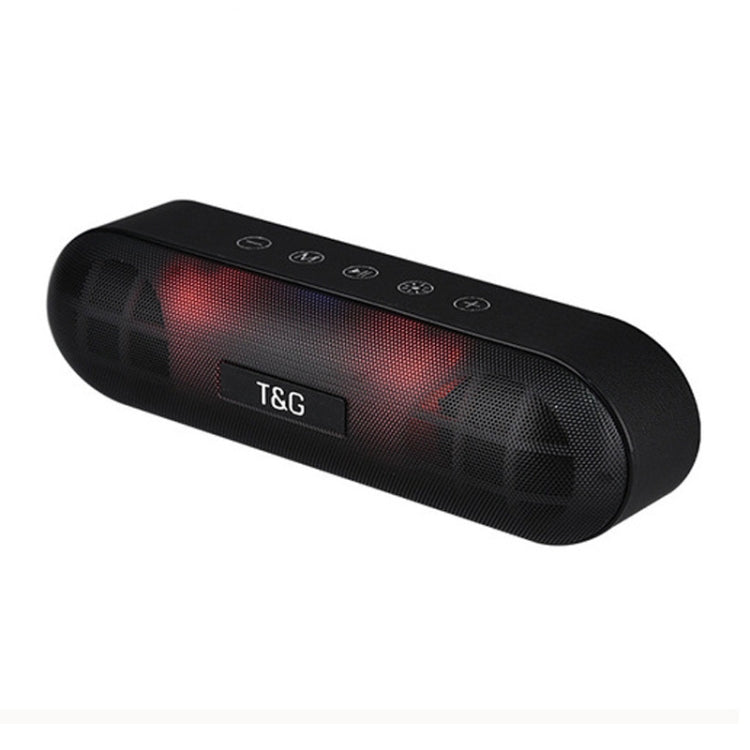 T&G TG148 ポータブル ステレオ オーディオ スーパー バス LED ランタン ピル ワイヤレス Bluetooth スピーカー