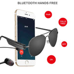 A8 ワイヤレスイヤホン Bluetoothヘッドセット サングラス 音楽ヘッドホン スマートグラス イヤーバッド ハンズフリー マイク付き、A8