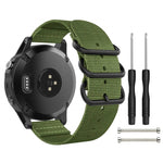 For Garmin Fenix 3 / 5X Universal 26MM Three-ring Nylon Watchband