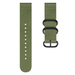 For Samsung Galaxy Watch Active 22mm / S3 Nylon Three-ring Strap, For Samsung Galaxy Watch Active 2 22mm / Gear S3