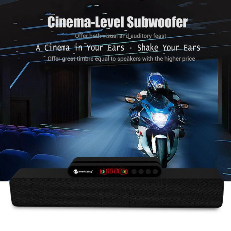 Newrixing NR5017 LED Bluetooth ポータブルスピーカー TWS接続 ラウドスピーカー サウンドシステム 10W ステレオサラウンドスピーカー