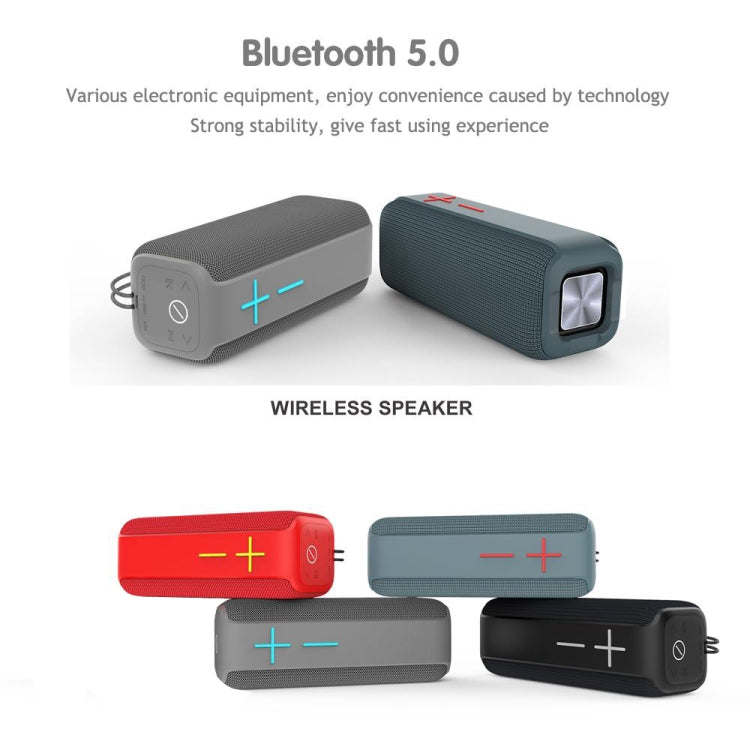 P15 10W ポータブル Bluetoothスピーカー アウトドアラウドスピーカー サウンドシステム ステレオ TF＆FM対応