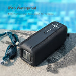 P15 10W ポータブル Bluetoothスピーカー アウトドアラウドスピーカー サウンドシステム ステレオ TF＆FM対応