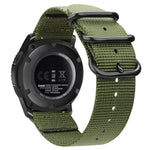 Samsung Galaxy Watch Active 20mm S3 ナイロン三重リングストラップ、Samsung Galaxy Watch Active 2 20mm / Gear S3用