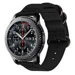 Samsung Galaxy Watch Active 20mm S3 ナイロン三重リングストラップ、Samsung Galaxy Watch Active 2 20mm / Gear S3用