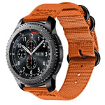 Samsung Galaxy Watch Active 20mm S3 ナイロン三重リングストラップ、Samsung Galaxy Watch Active 2 20mm / Gear S3用