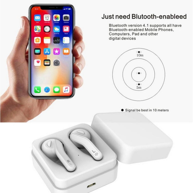 T88 ミニタッチコントロール ハイファイワイヤレスBluetoothイヤホン TWSワイヤレスイヤーバッズ 充電ケース付