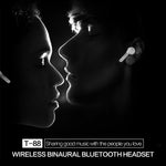 T88 ミニタッチコントロール ハイファイワイヤレスBluetoothイヤホン TWSワイヤレスイヤーバッズ 充電ケース付