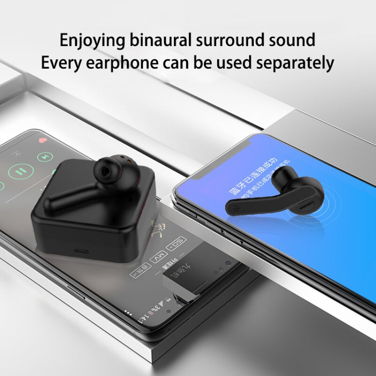 T88 ミニタッチコントロール ハイファイワイヤレスBluetoothイヤホン TWSワイヤレスイヤーバッズ 充電ケース付