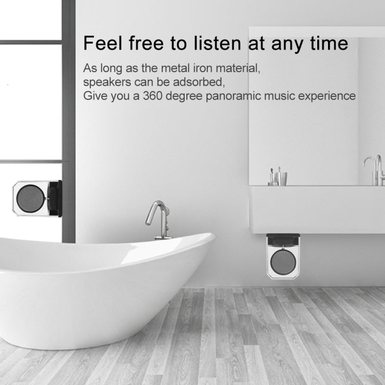 BT628 10W ポータブル TWS 透明 Bluetoothスピーカー 磁気接続ベース付き アウトドアステレオ バスサブウーファー