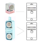 BT628 10W ポータブル TWS 透明 Bluetoothスピーカー 磁気接続ベース付き アウトドアステレオ バスサブウーファー