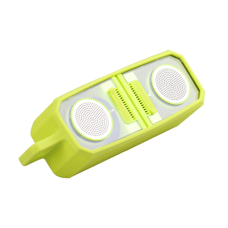BT628 10W ポータブル TWS 透明 Bluetoothスピーカー 磁気接続ベース付き アウトドアステレオ バスサブウーファー