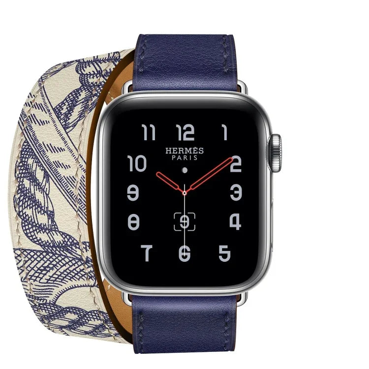 Apple Watch 3 / 2 / 1世代 38mm ユニバーサルシルクスクリーンダブルループウォッチバンド用