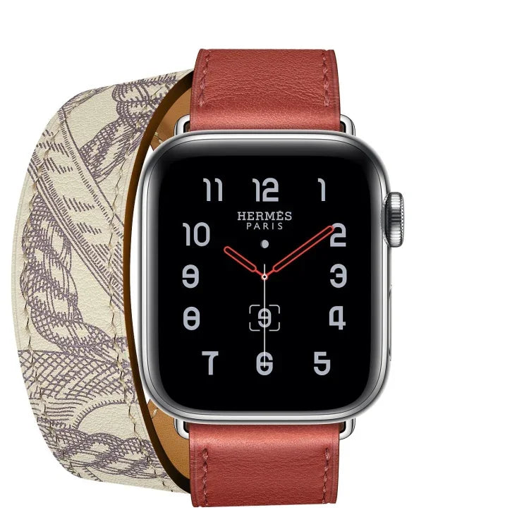 Apple Watch 3 / 2 / 1世代 38mm ユニバーサルシルクスクリーンダブルループウォッチバンド用