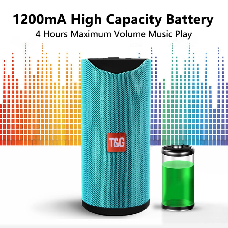 TG113 ポータブルBluetoothスピーカー 防水ステレオ アウトドアラウドスピーカー MP3バスサウンドボックス FMラジオ付き